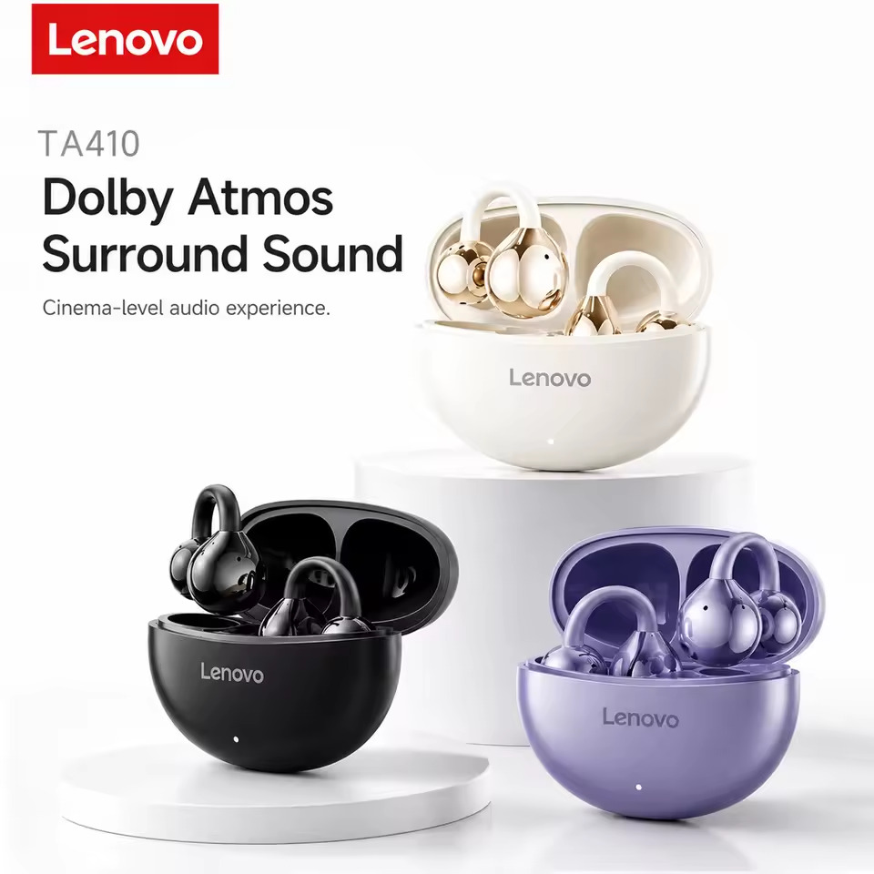 Type C Wired Earphones With Mic - TA410 Lenovo: спортивные модные наушники с
