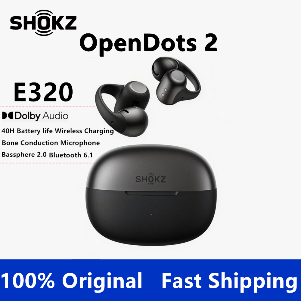 Type C Wired Earphones With Mic - SHOKZ OpenDots 2 – беспроводные Bluetooth-наушники