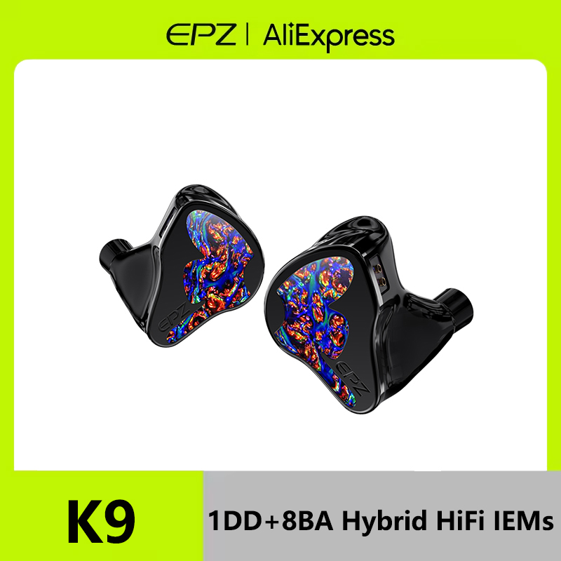 Planar Magnetic Iem Earphones - Наушники-вкладыши EPZ K9 с гибридными драйверами