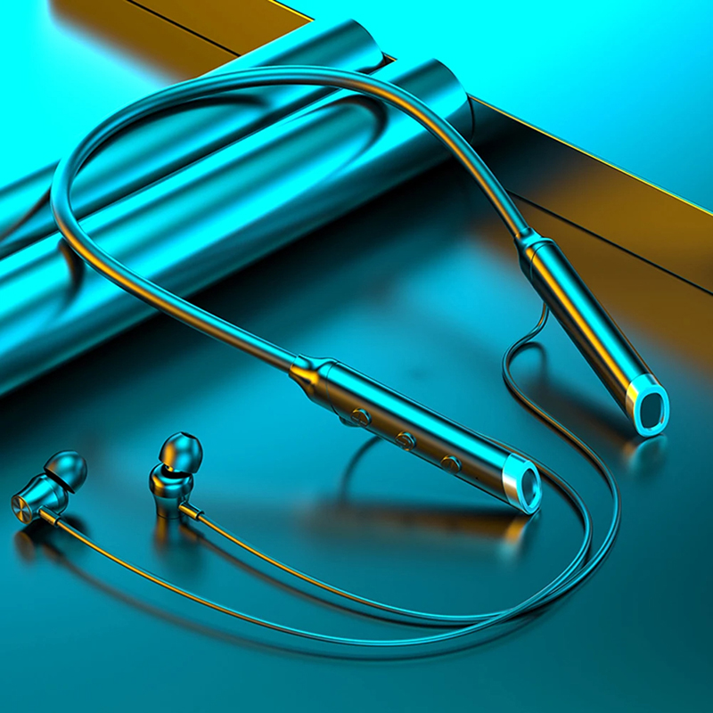 Magnetic Neckband Sports Earphones - Беспроводные наушники Bluetooth 5.0, водонепроницаемые, с