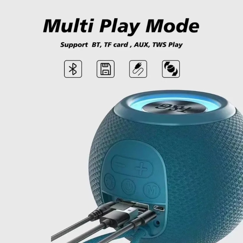 TG337 TWS Bluetooth-колонка с  – обзор и цена Portable Bluetooth Speaker Waterproof Ipx7