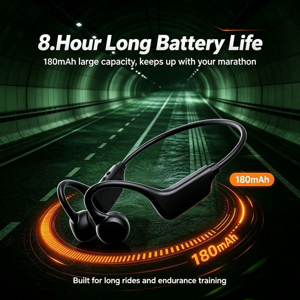 KEBIDUMEI Bluetooth 6.0 Наушни – обзор и цена Bone Conduction Running Headphones
