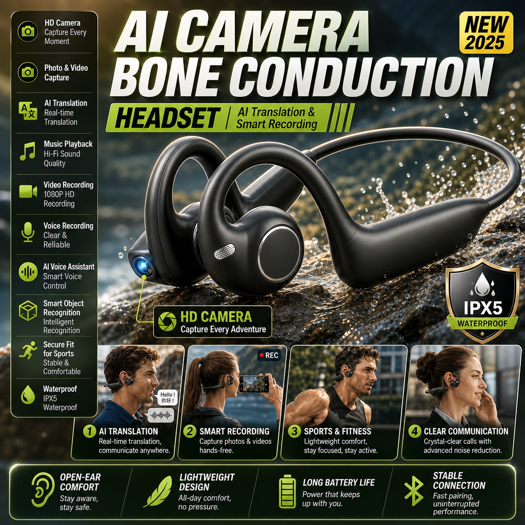 Беспроводные спортивные наушни – обзор и цена Bone Conduction Running Headphones