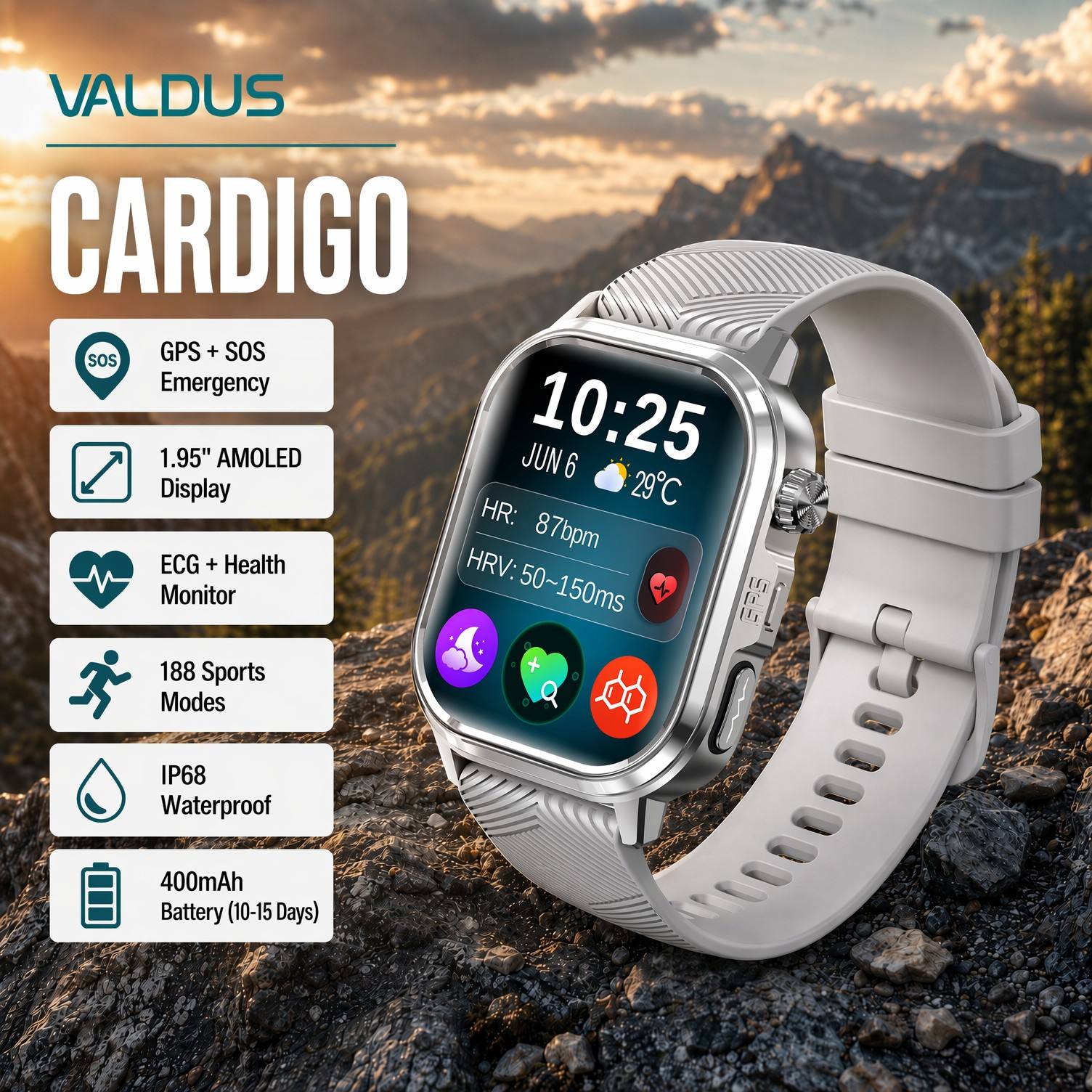 Умные часы VALDUS CARDIGO для  – обзор и цена Smartwatches