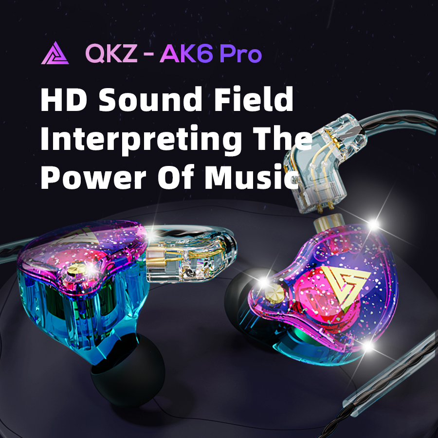 Наушники QKZ AK6 PRO проводные – обзор и цена In Ear Monitors For Singers