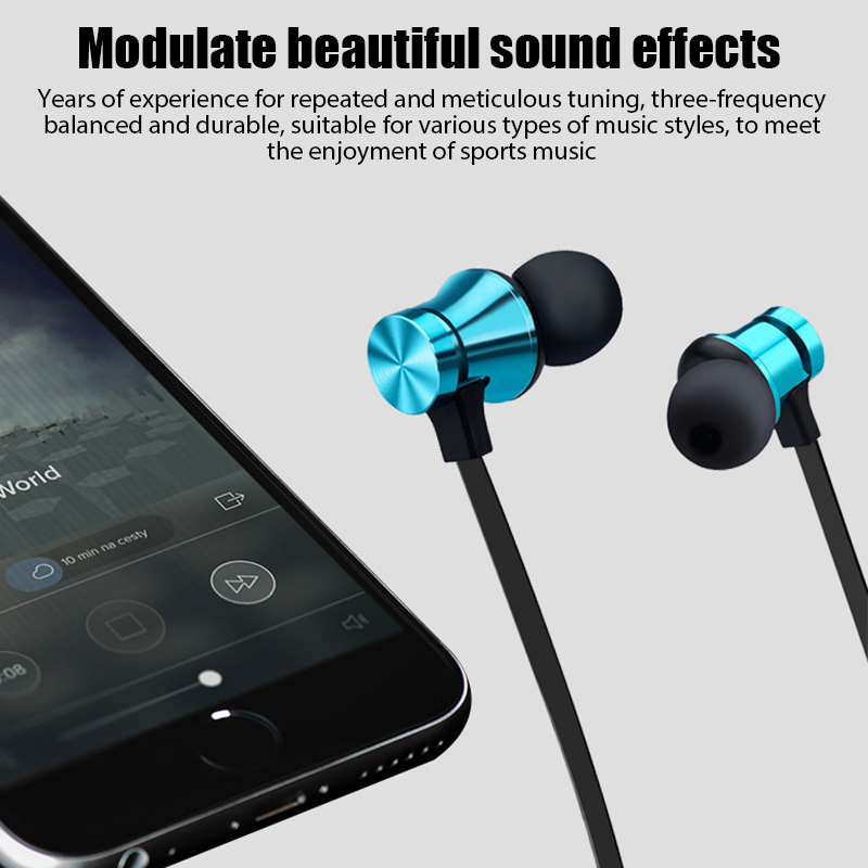 Беспроводные наушники XT11 Blu – обзор и цена Magnetic Neckband Sports Earphones